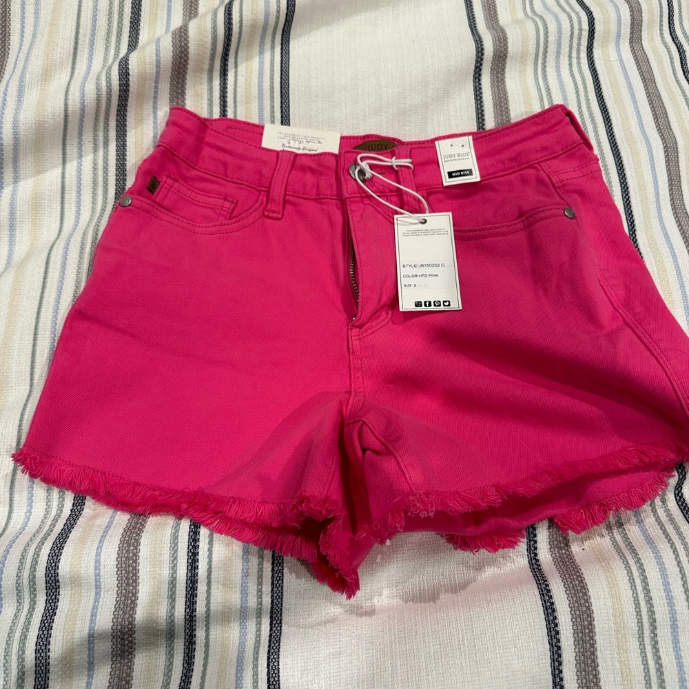Brand New Judy Blue Pink Shorts